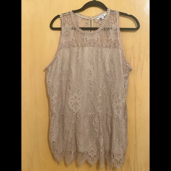 Women’s Beige Tunic - Picture 2 of 3